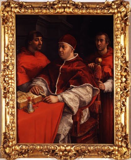 418x512 The Painting Depicts Pope Leo X (Giovanni De' Medici, 1475 1521 - Pope Leo X Painting