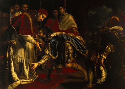 428x305 G.bilivert, Meeting Of Pope Leo X . High - Pope Leo X Painting