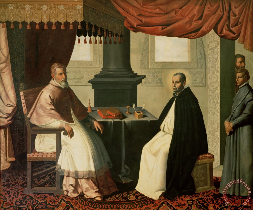 960x798 Francisco De Zurbaran Saint Bruno And Pope Urban Ii Painting - Pope Painting