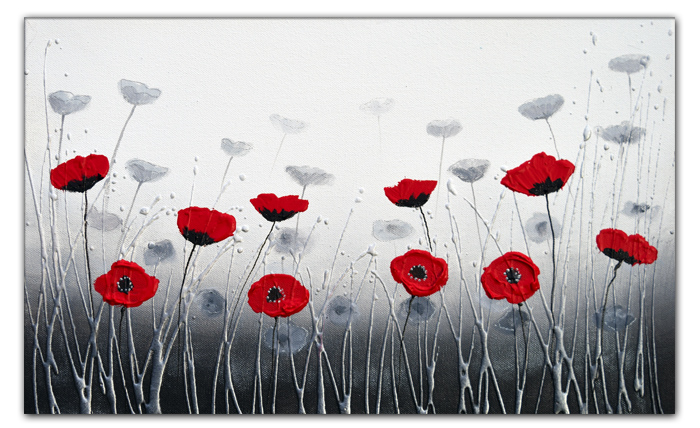 700x428 Poppies Original Painting By Amanda Dagg - Poppy Painting