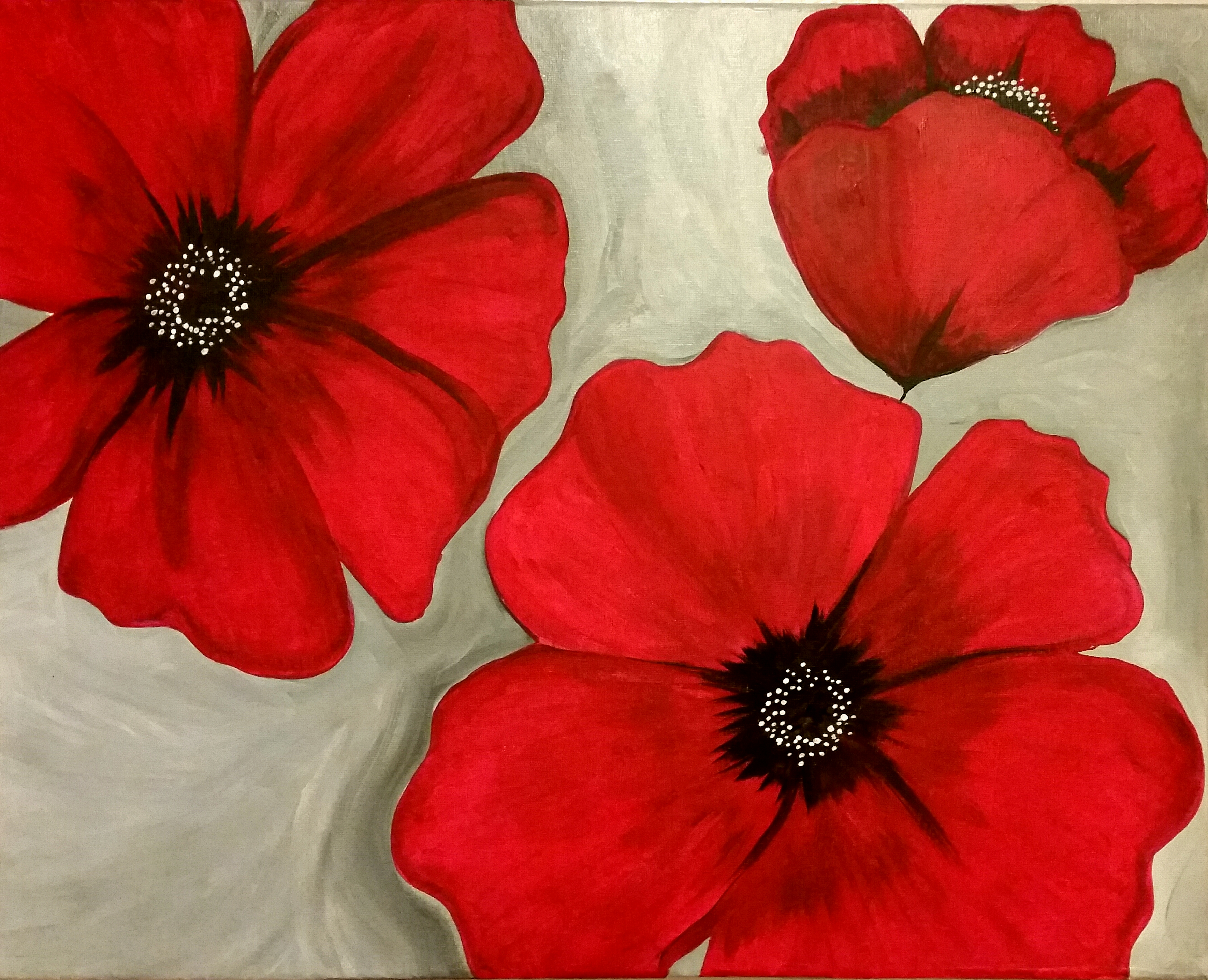 3541x2874 Poppy Fantasy Sunday, Nov 6 130pm - Poppy Painting