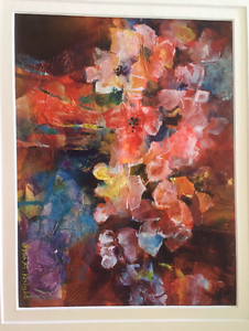 226x300 New Sera Knight Original Flowers - Poppy Painting Images