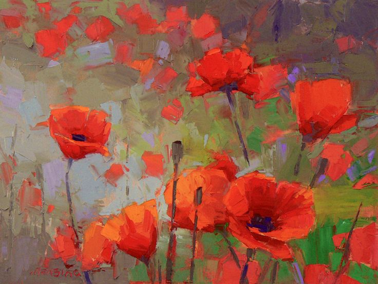 736x552 Pictures Of Poppies To Paint - Poppy Painting Images