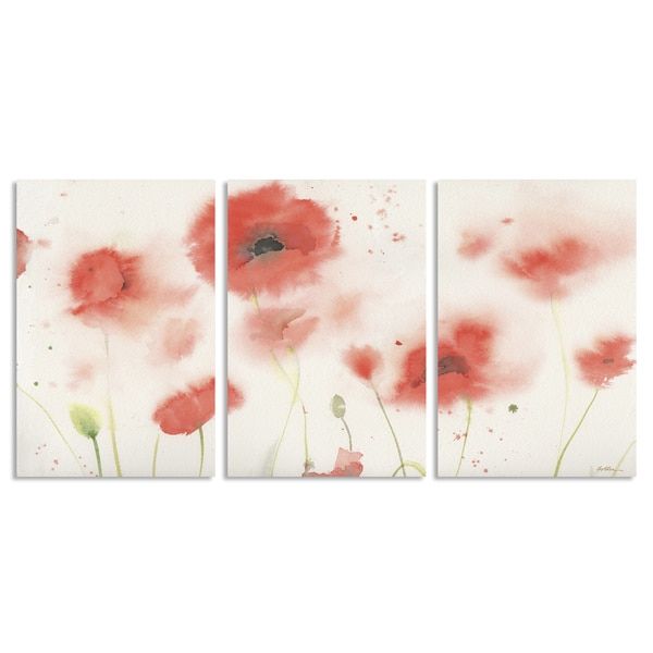 600x600 Sheila Golden - Poppy Profusion Canvas Painting