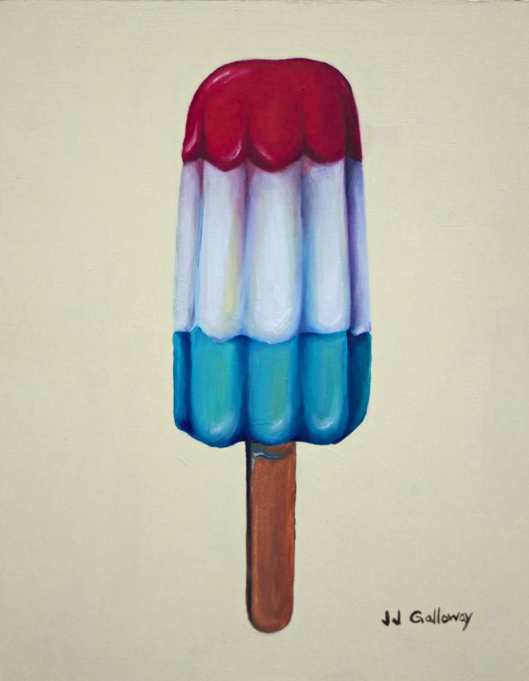 770x992 Saatchi Art Rocket Pop! Painting By Jj Galloway - Popsicle Painting