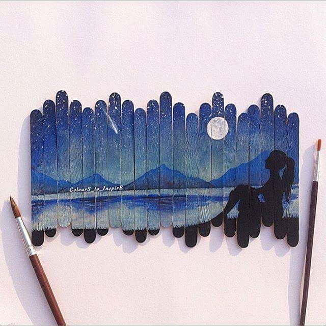 640x640 Top 8 Ice Cream Stick Art And Craft Ideas Indian Parenting Inside - Popsicle Painting