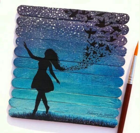 564x535 Top 8 Ice Cream Stick Art And Craft Ideas Indian Parenting - Popsicle Painting