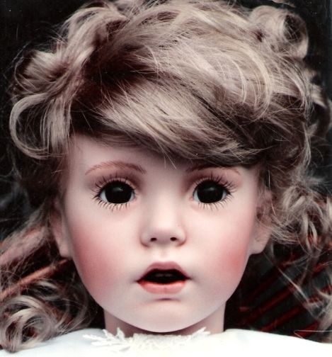 repainting porcelain dolls