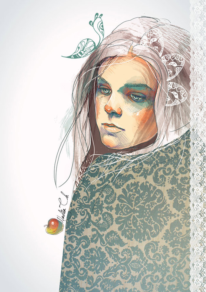 700x991 Your Porcelain Doll - Porcelain Doll Painting