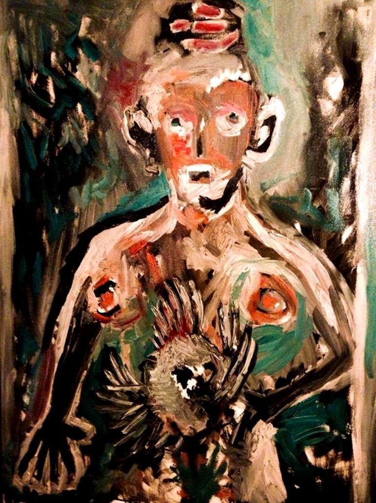 770x1029 Saatchi Art What's All This I Hear About Smoke And Mirrors, - Porcupine Painting