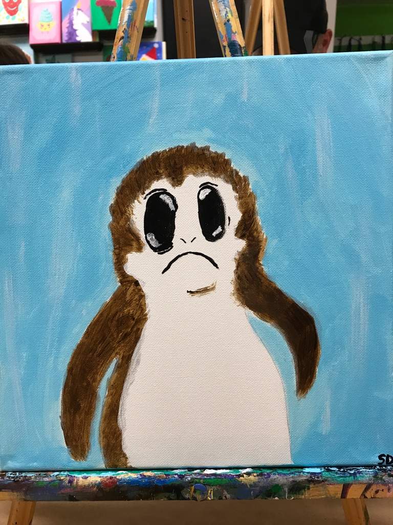 768x1024 Porg Painting Star Wars Amino - Porg Painting