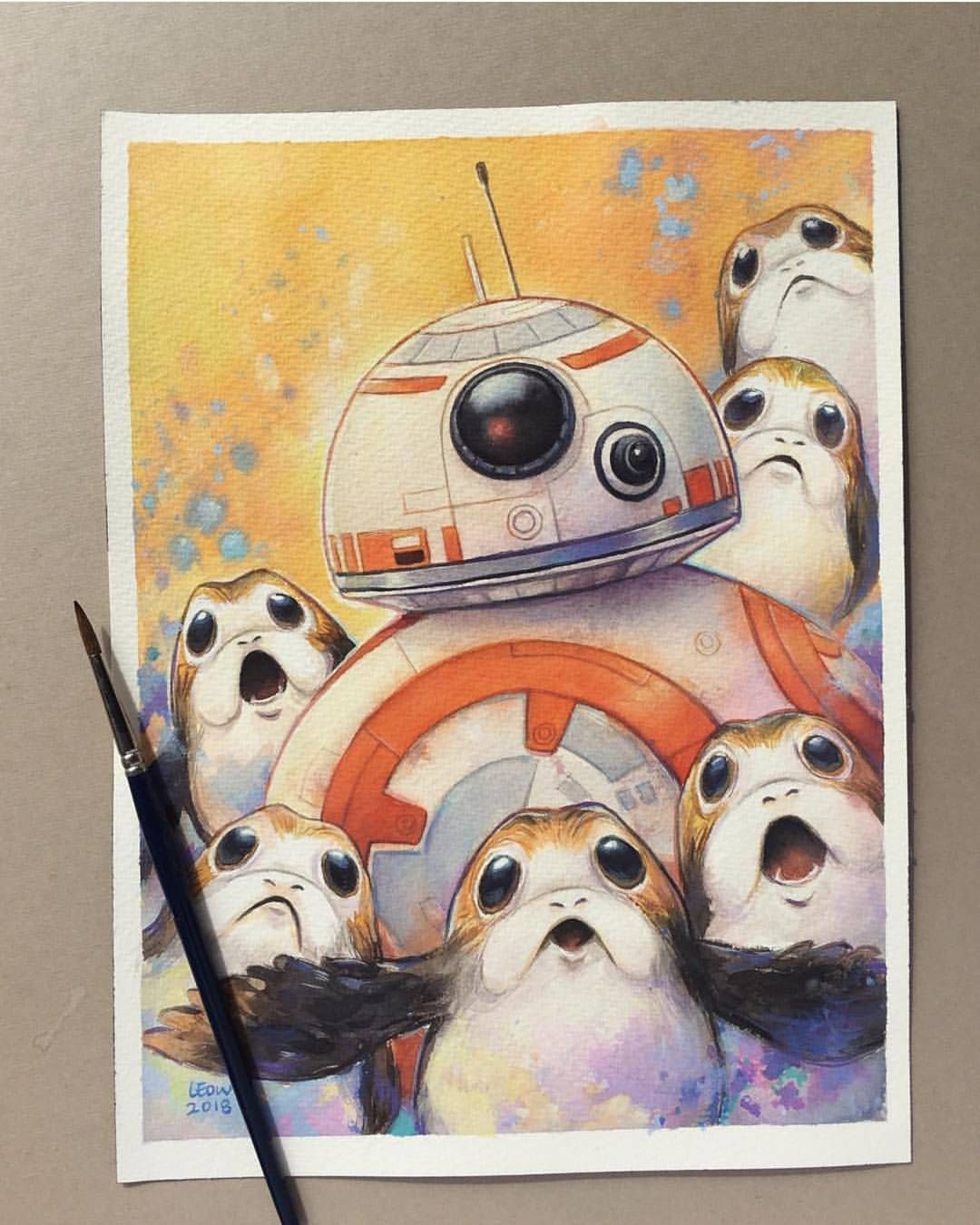 1080x1350 Art Sharing Page On Instagram - Porg Painting