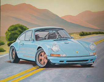 340x270 Porsche Painting Etsy - Porsche 911 Painting