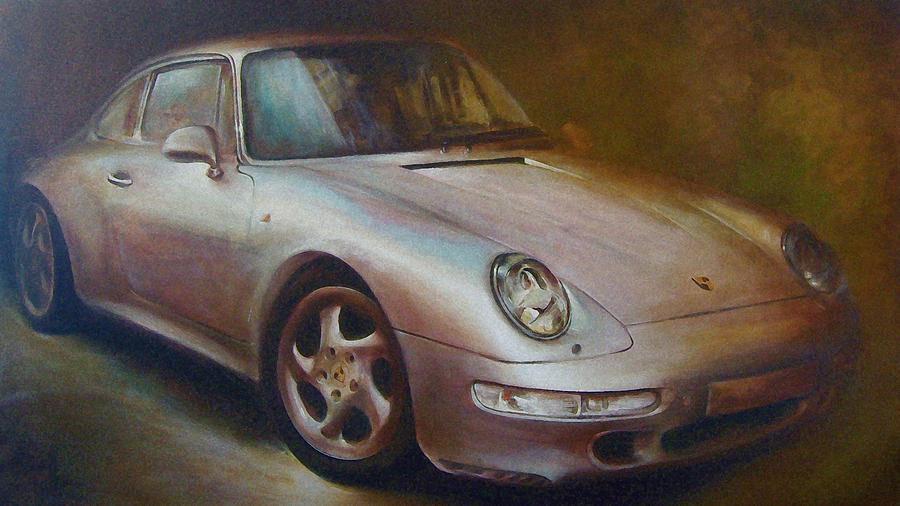 900x506 Porsche Painting By Vali Irina Ciobanu - Porsche Painting