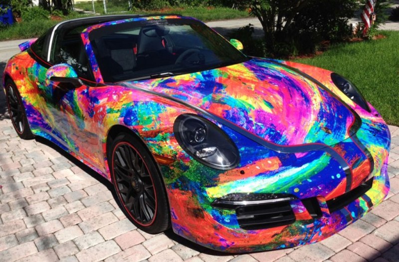800x526 Duaiv Reveals Painted Porsche In Miami Auto Show - Porsche Painting