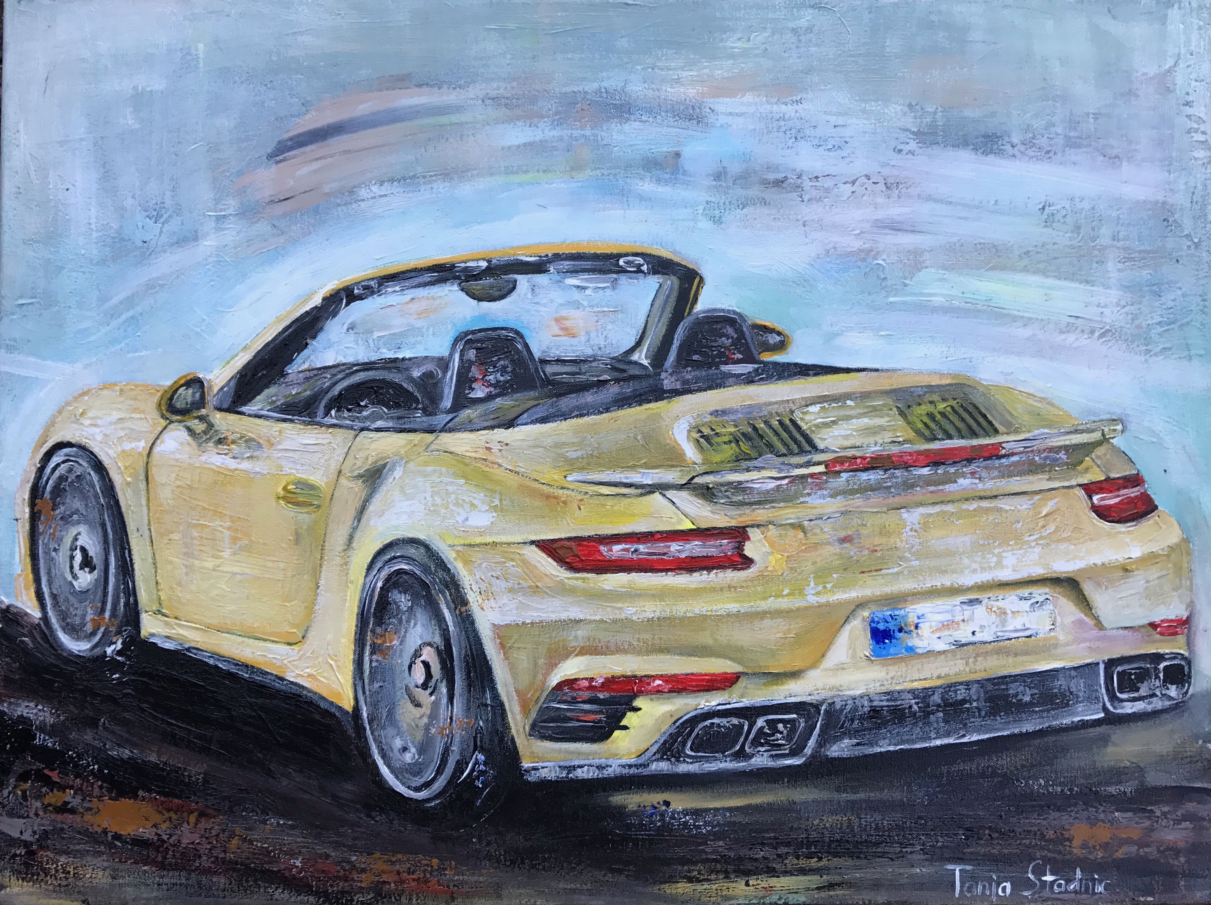 3849x2876 Pin By Porsche Acrylic Art On Exclusive Porsche Paintings - Porsche Painting