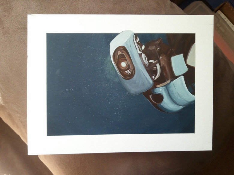 780x585 Portal 2 Cool Color Painting - Portal 2 Painting