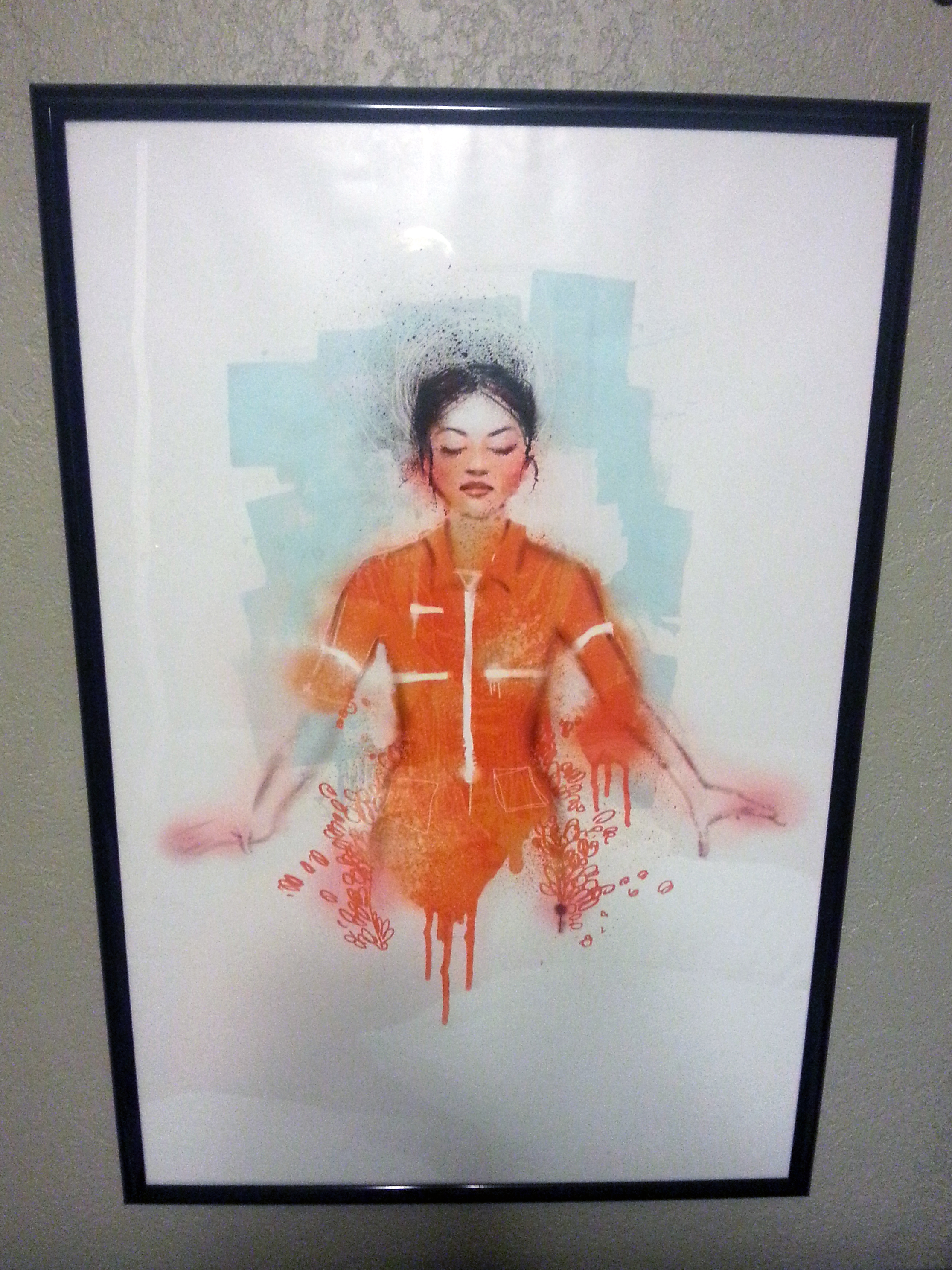 2231x2975 The Wall Art The Portal Bedroom - Portal 2 Painting