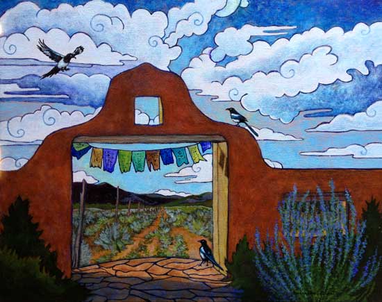 550x435 Painting - Portal Painting