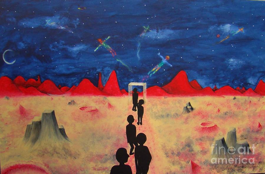 900x592 Portal Painting By Georgina Landaburu - Portal Painting