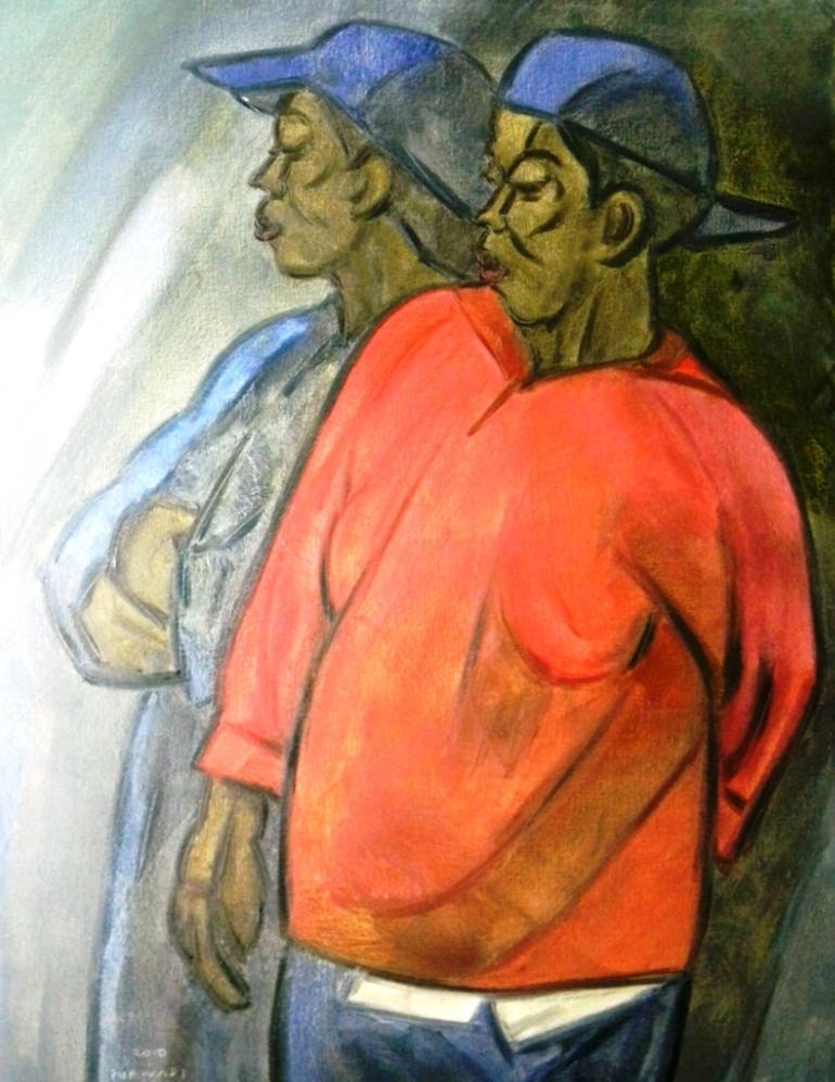 770x997 Saatchi Art Fate Of The Porter Painting By Purwadi Bali - Porter Painting