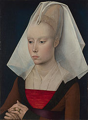 180x245 Portrait Of A Lady (Van Der Weyden) - Portrait Of A Lady Painting