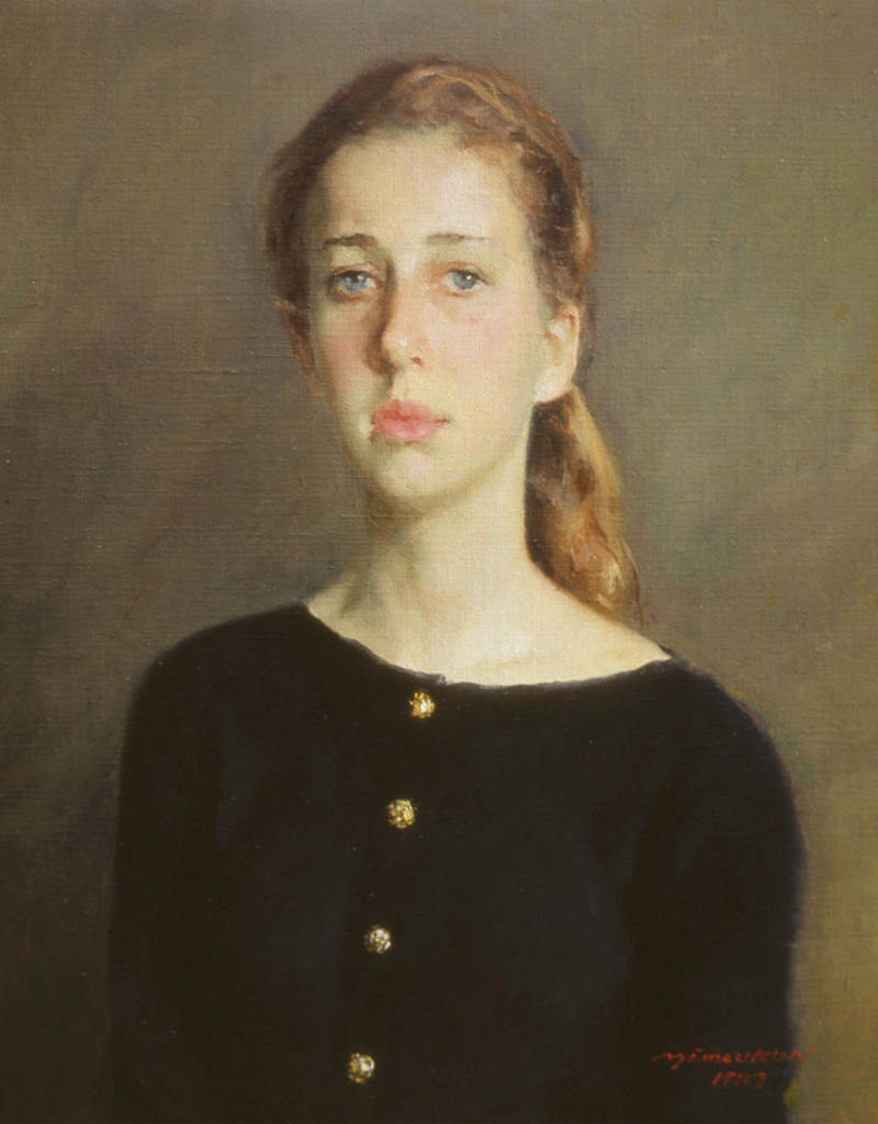 800x1025 Portrait, Painting Oil Portraits, Painting With Oils Tips - Portrait Of A Woman Painting