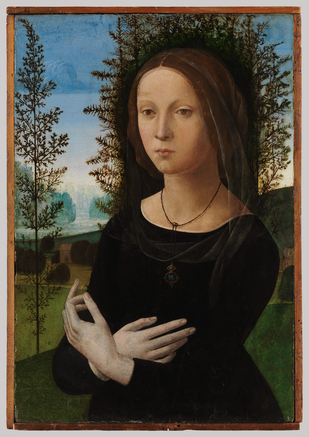 1062x1500 Portrait Of A Young Woman Lorenzo Di Credi (Lorenzo D'Andrea D - Portrait Of A Young Woman Painting