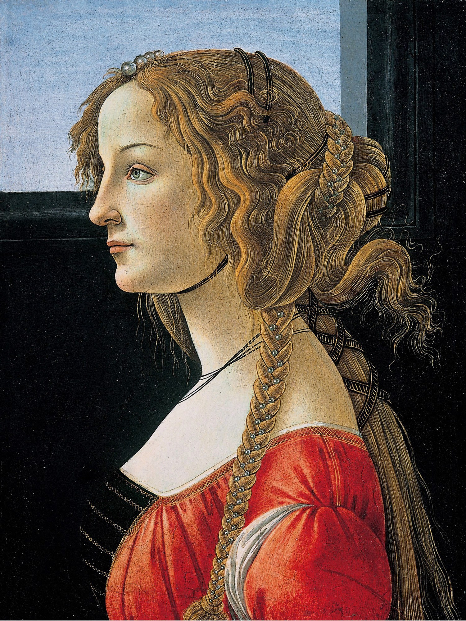 1501x2000 Portrait Of A Young Woman By Sandro Botticelli Daily Dose Of Art - Portrait Of A Young Woman Painting