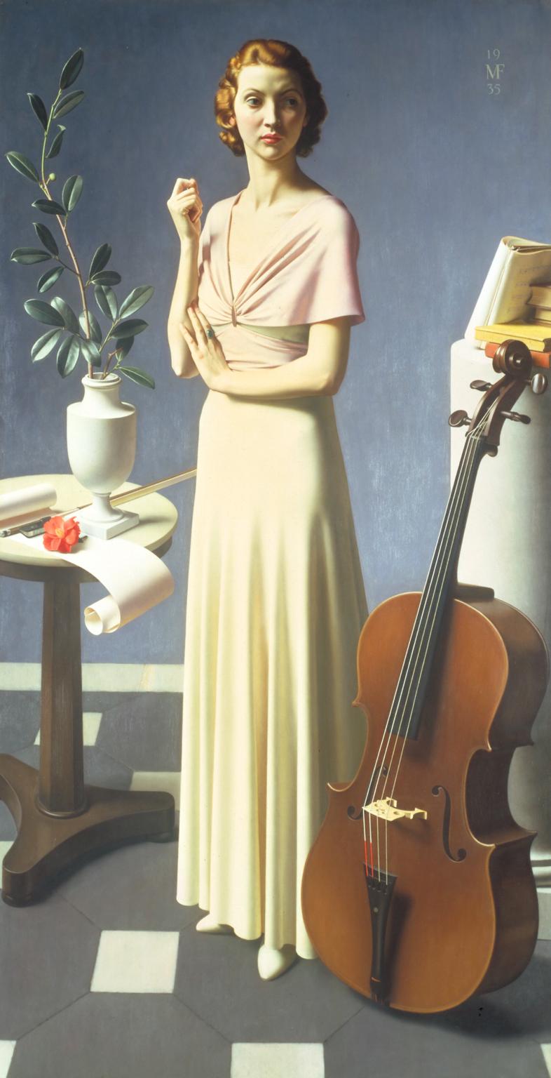 786x1536 Portrait Of A Young Woman', Meredith Frampton, 1935 Tate - Portrait Of A Young Woman Painting