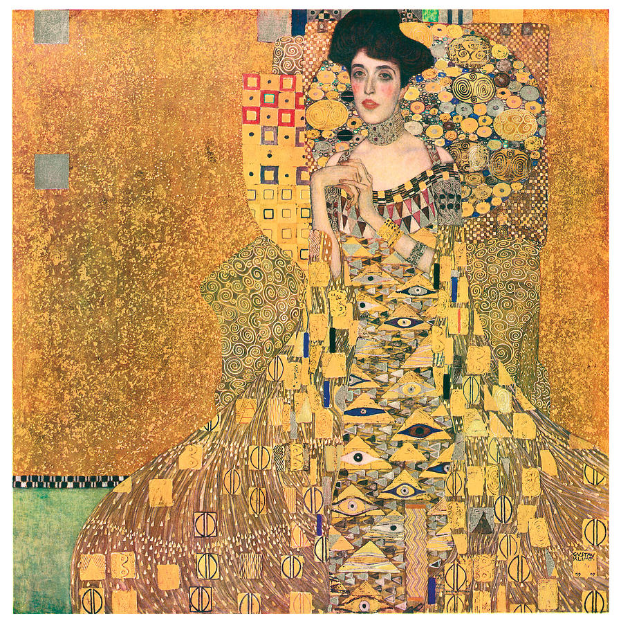 898x900 Portrait Of Adele Bloch Bauer I Painting By Gustav Klimt - Portrait Of Adele Bloch-Bauer I Painting