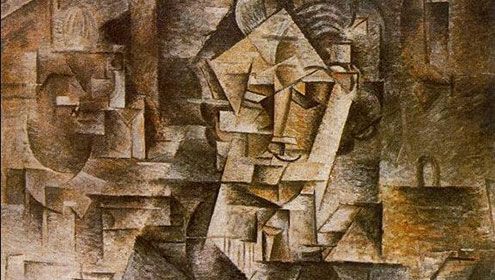 495x280 Portrait Of Daniel Henry Kahnweiler 1910 Pablo Picasso Chef D - Portrait Of Daniel-Henry Kahnweiler Painting