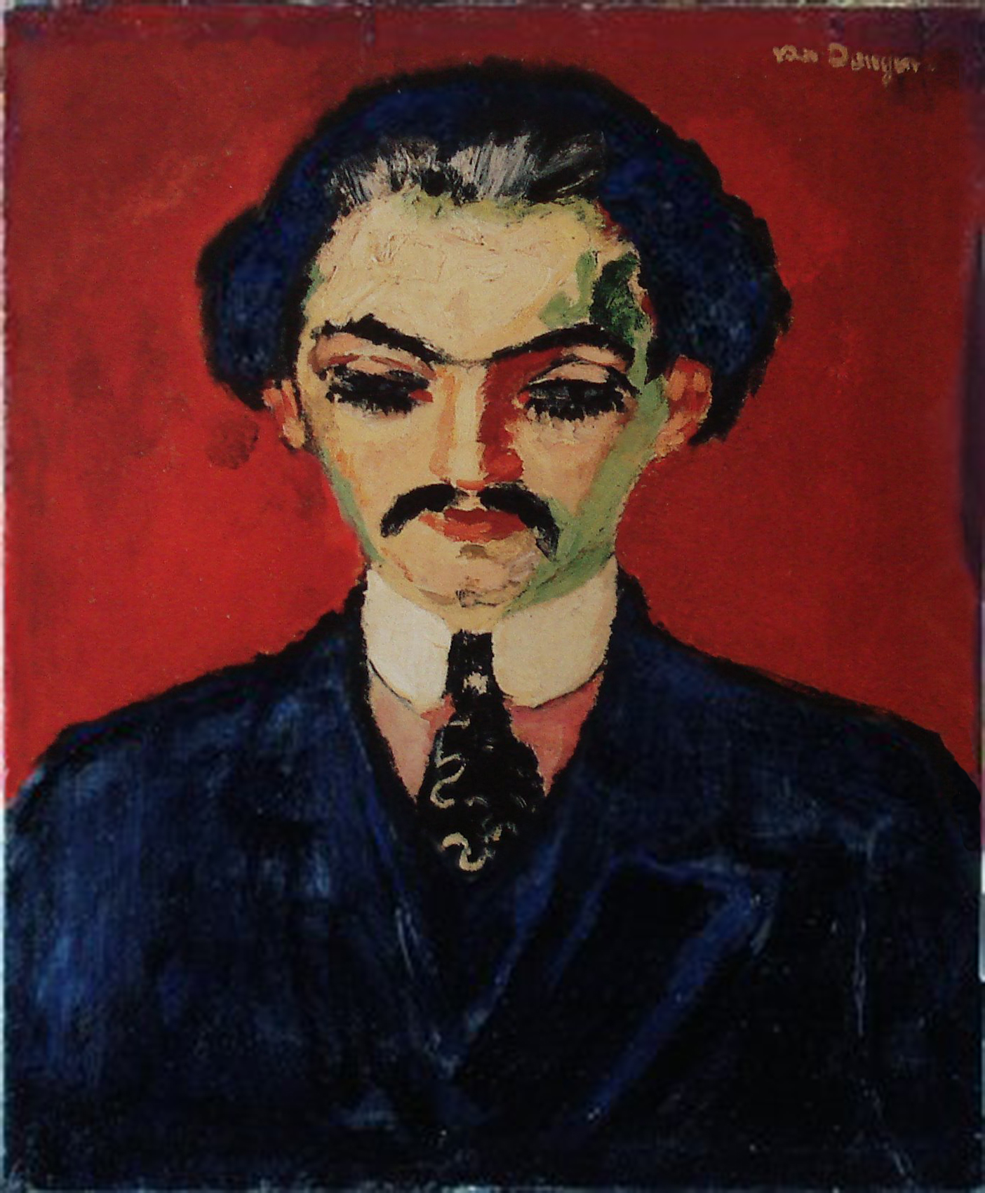 1404x1701 Filekees Van Dongen, C.1907 08, Portrait Of Daniel Henry - Portrait Of Daniel-Henry Kahnweiler Painting