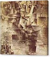 163x186 Portrait Of Daniel Henry Kahnweiler 1910 Digital Art By Kenword Maah - Portrait Of Daniel-Henry Kahnweiler Painting