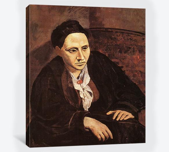583x524 Pablo Picasso, Portrait Of Gertrude Stein - Portrait Of Gertrude Stein Painting