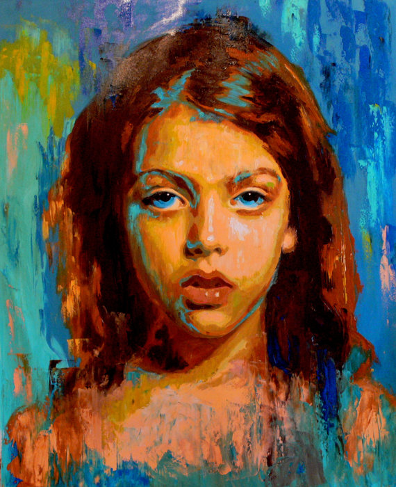 570x700 Custom Portrait Painting Oil - Portrait Painting