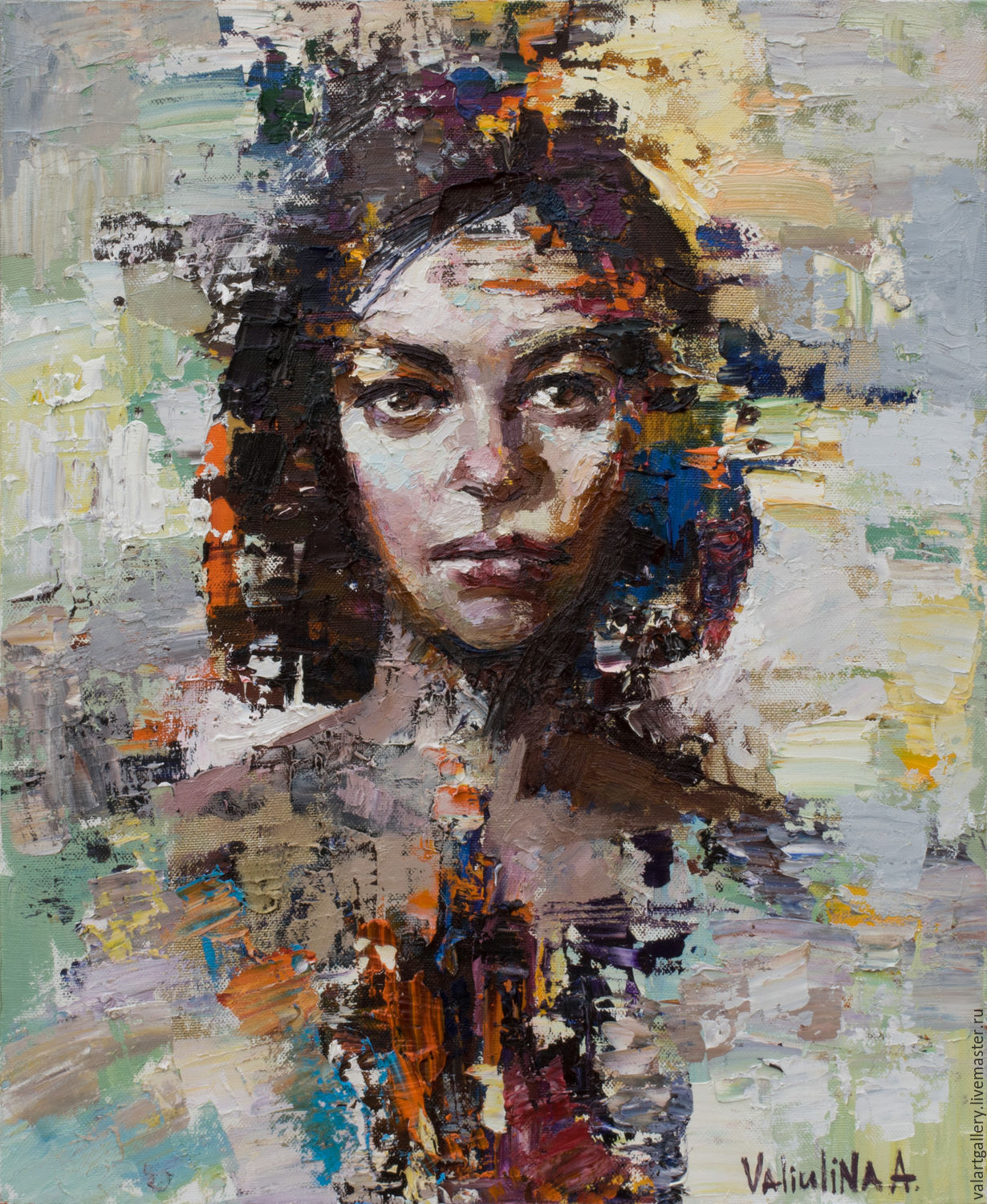 1230x1500 Abstract Woman Portrait Painting, Original Oil Painting Shop - Portrait Painting