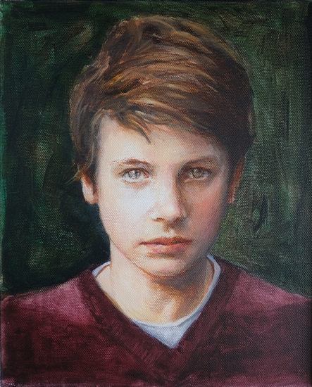 443x550 Portrait Paintings By Leatherhead Surrey Artist Iain White - Portrait Painting Artists