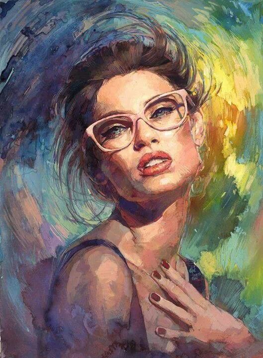 529x720 348 Best Art Or Something Like It Images On Abstract - Portrait Painting Artists