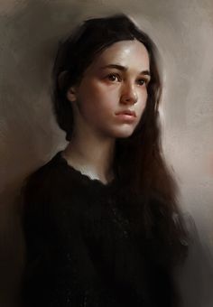 236x340 Portrait Of Marina Nery - Portrait Painting Woman