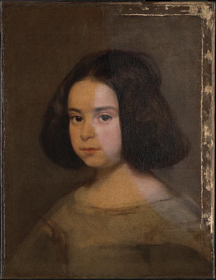 720x935 Portrait Of A Young Girl A Conservator's Approach - Portrait Painting Woman