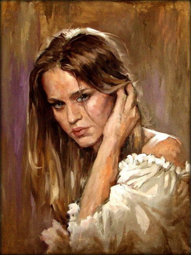 628x837 Portrait Painting Portr - Portrait Painting Woman