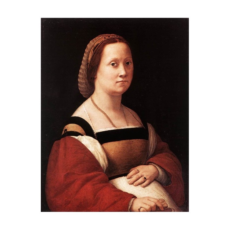 800x800 Portrait Of A Woman By Raphael Sanzio Art Gallery Oil Painting - Portrait Woman Painting