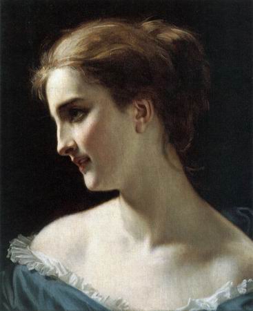 367x450 A Portrait Of A Woman Painting, Ahughes Merle Paintings - Portrait Woman Painting