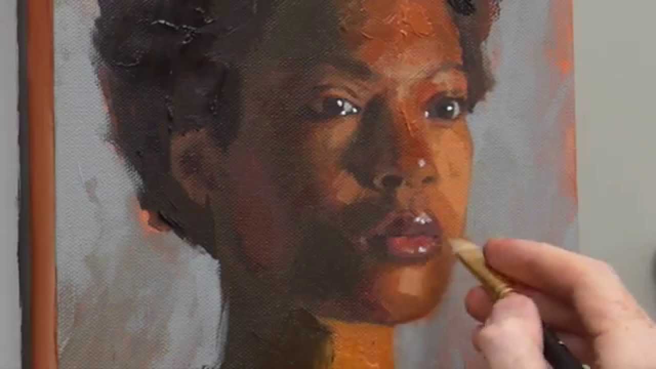 1280x720 How To Paint Acrylic Portrait Video Course - Portraits For Painting