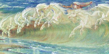 450x225 Stunning Poseidon Painting Reproductions For Sale On Fine Art Prints - Poseidon Painting