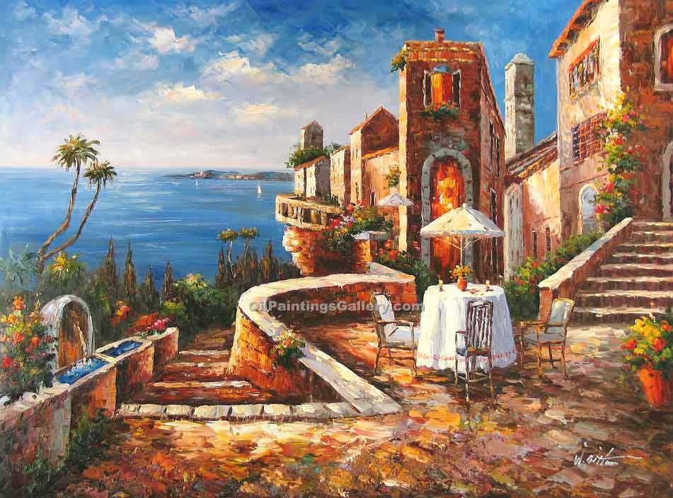 951x704 Positano (Painting Id La 1179 C) - Positano Painting