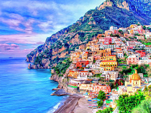 300x225 Positano Paintings Fine Art America - Positano Painting