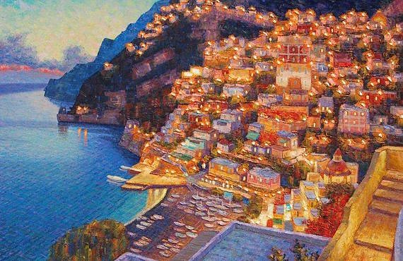 570x370 Liquid Art System - Positano Painting