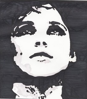 281x320 Negative Space And Portrait - Positive And Negative Painting